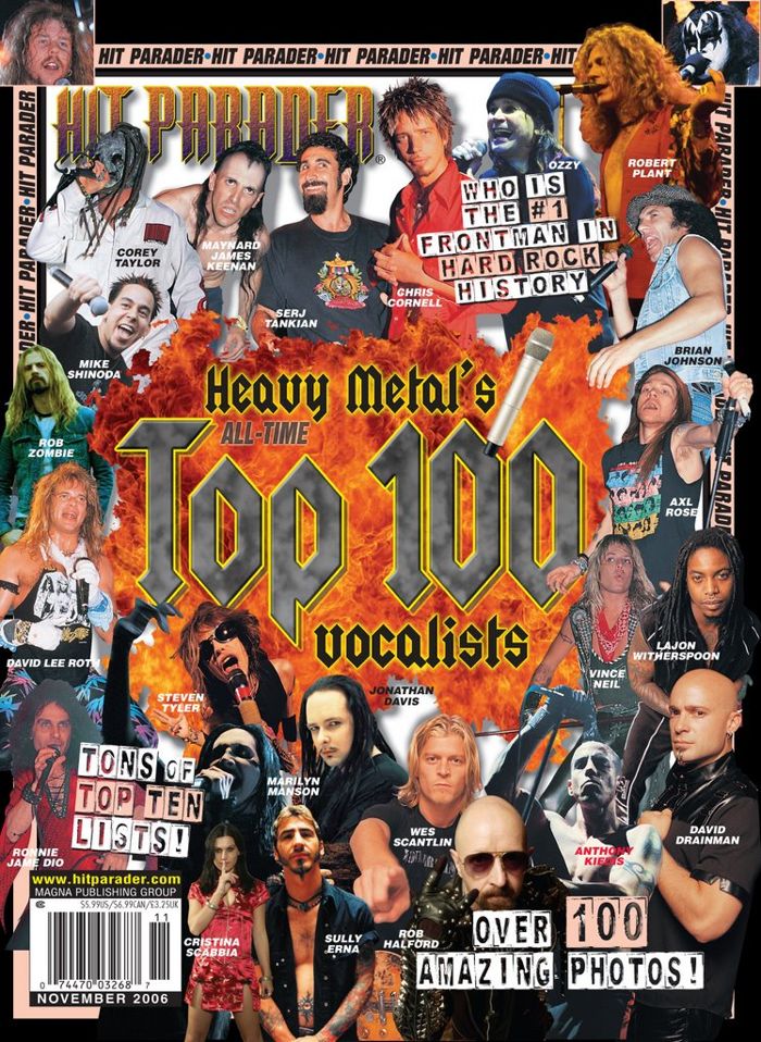 HP Top 100 Metal Vocalists Of All Time