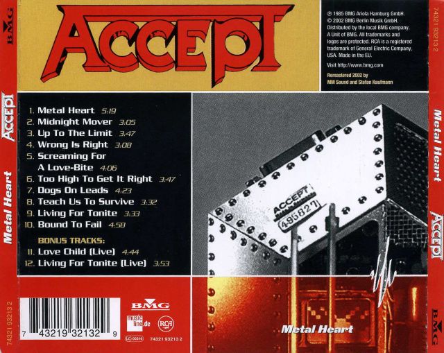 Accept - Metal Heart (1985)