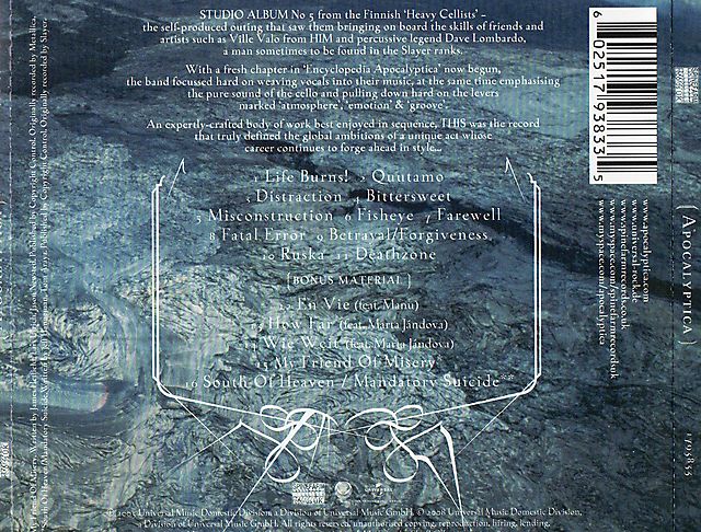 Apocalyptica - Apocalyptica (2005)