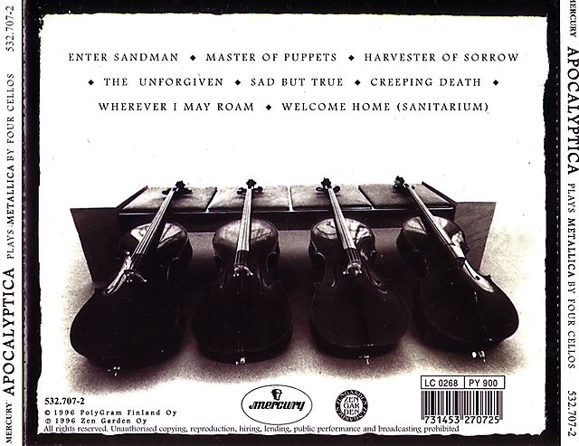 Plays Metallica by Four Cellos (1996) - Apocalyptica