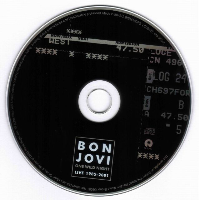 Bon Jovi - One Wild Night Live 1985–2001 (2001)