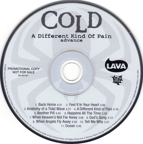 Cold - A Different Kind of Pain (2005)