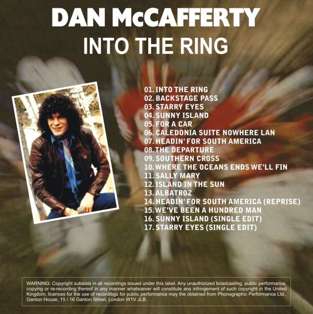 Dan McCafferty - Into the Ring (1987)