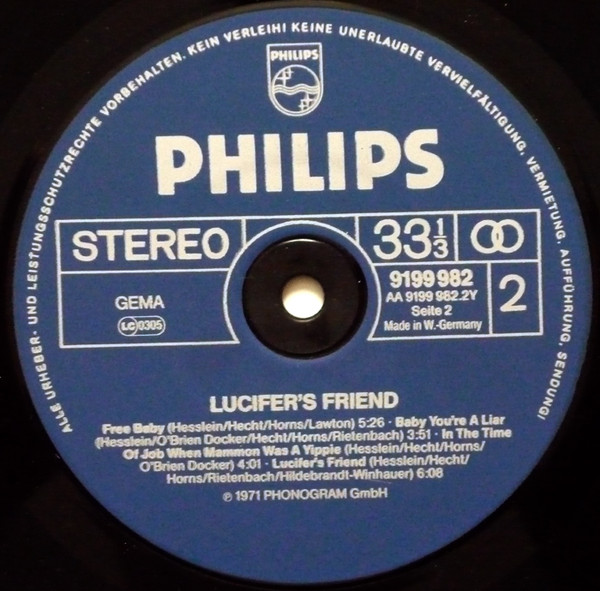 Lucifer's Friend - 2 Original LP's (1975)