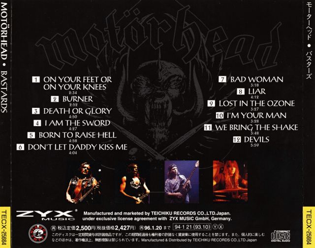 Motörhead - Bastards (1993)
