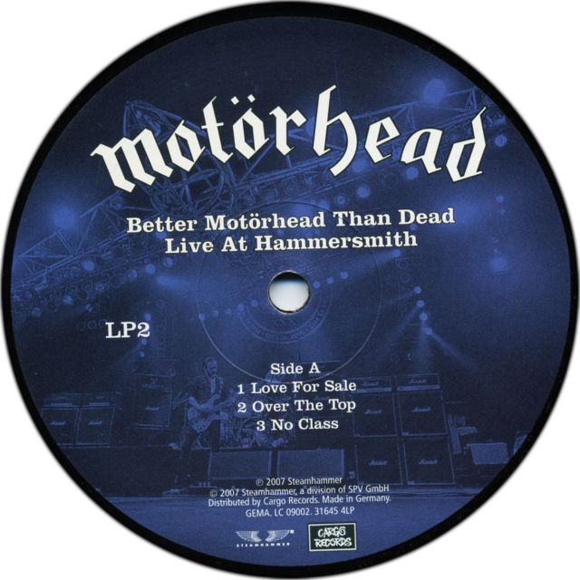 Motörhead - Better Motörhead than Dead: Live at Hammersmith (2007)