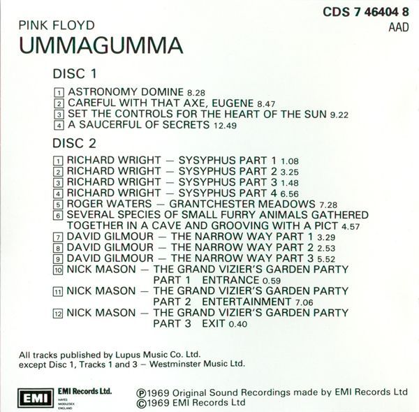 Ummagumma (1969)