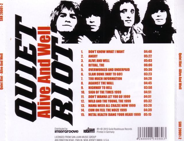 Quiet Riot - Alive and Well (1999)