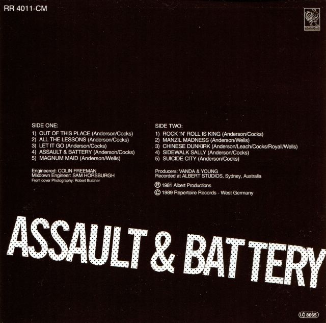 Rose Tattoo - Assault & Battery (1981)