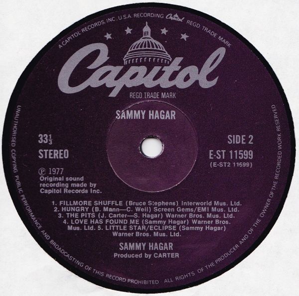 Sammy Hagar (1977)