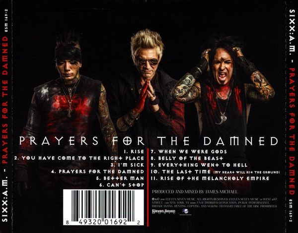 Prayers For The Damned, Vol. 1 (2016) - Sixx:A.M.