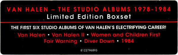 Van Halen - The Studio Albums 1978 - 1984 (2013)