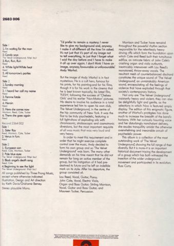 The Velvet Underground - Andy Warhol's Velvet Underground featuring Nico (1971)