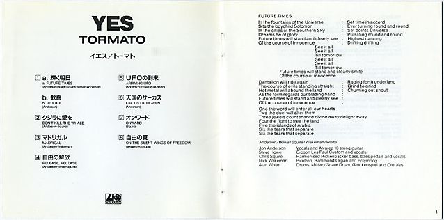 Yes - Tormato (1978)