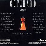 Gotthard - Open (1999)